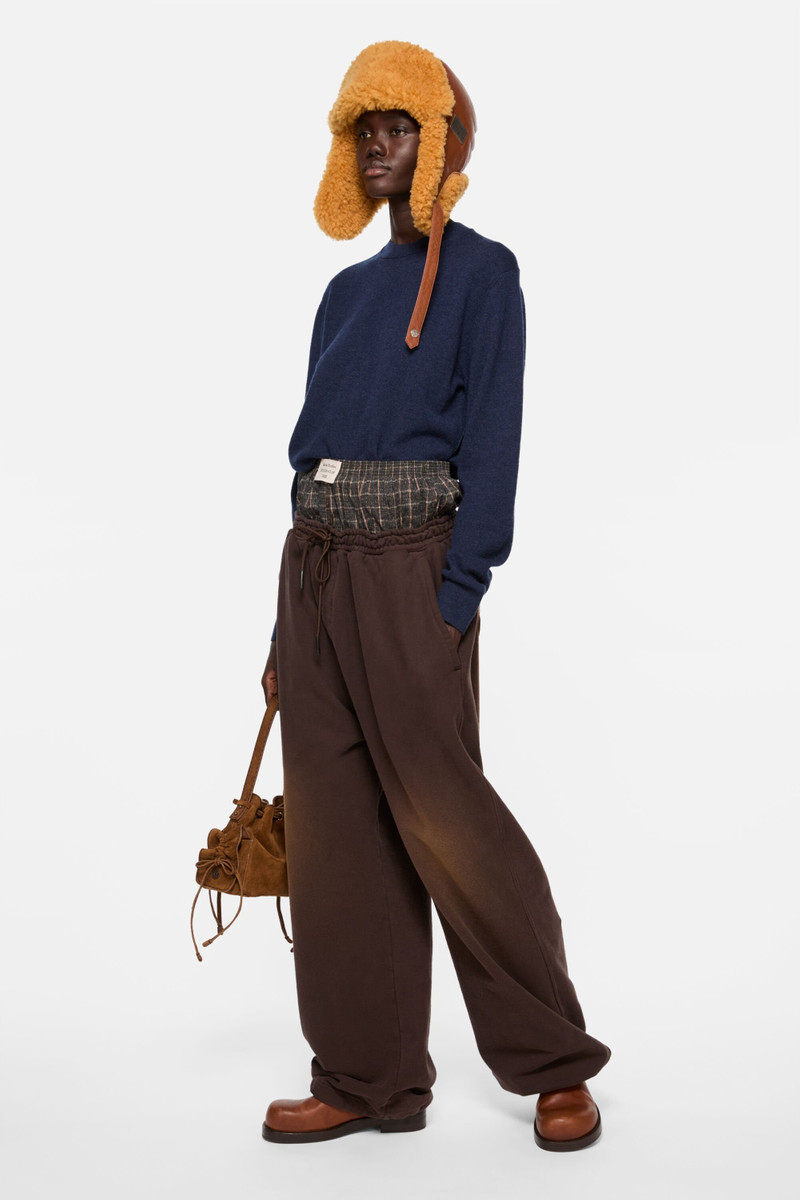 Acne Studios Crewneck jumper - Yak wool - Navy melange outlook