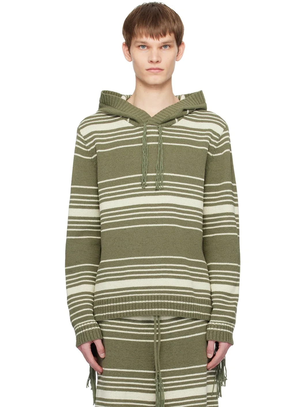 뚱 베어 독점적 인 녹색 Hoodie - 1