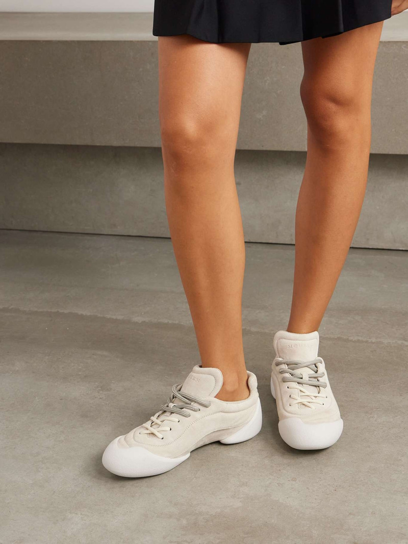Alexander McQueen Textured-leather sneakers outlook