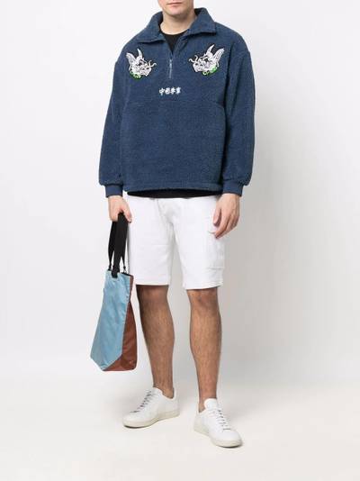 Li-Ning embroidered logo-patch jumper outlook