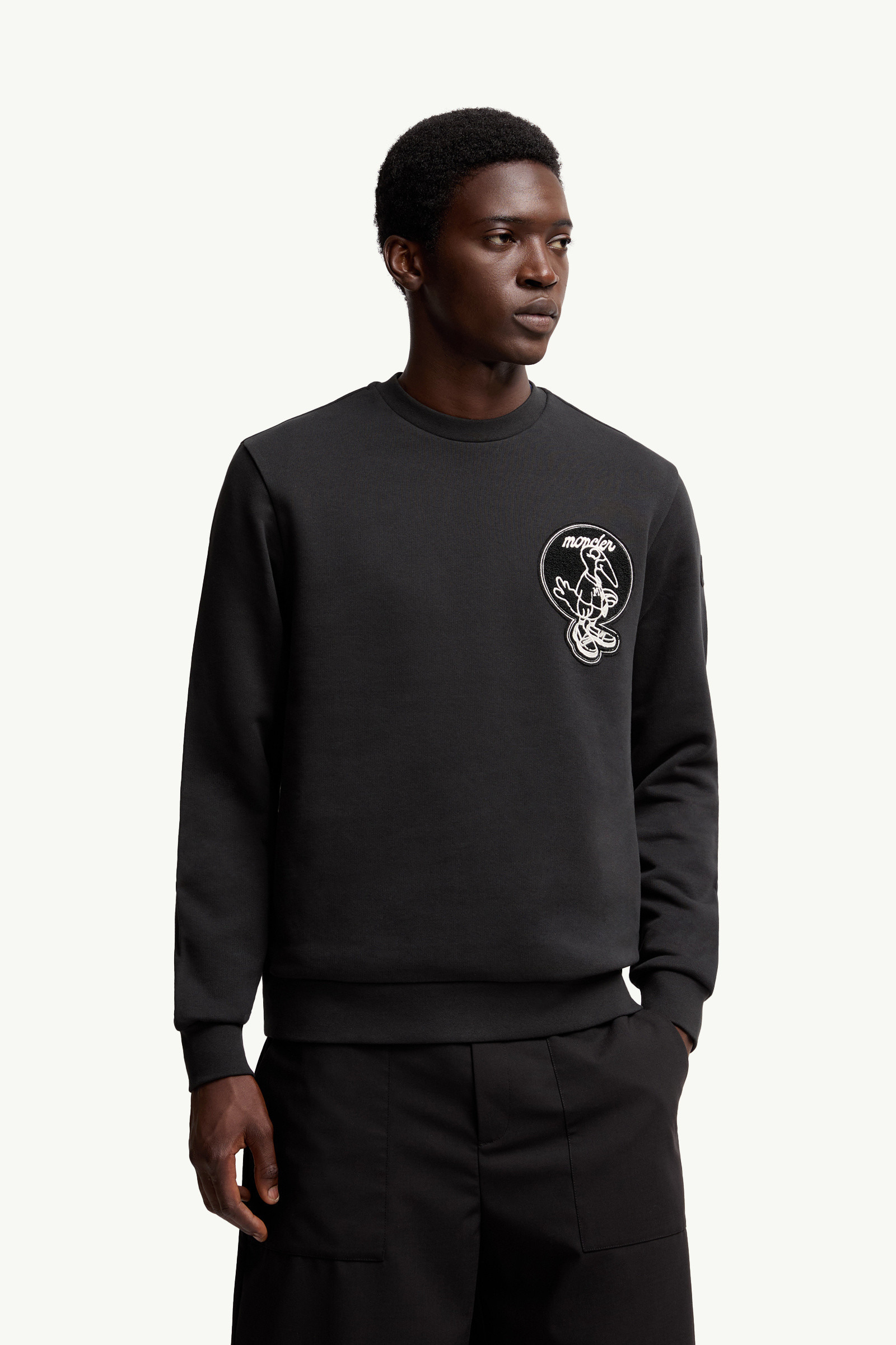 Mascot Patch Cotton Sweatshirt - 3