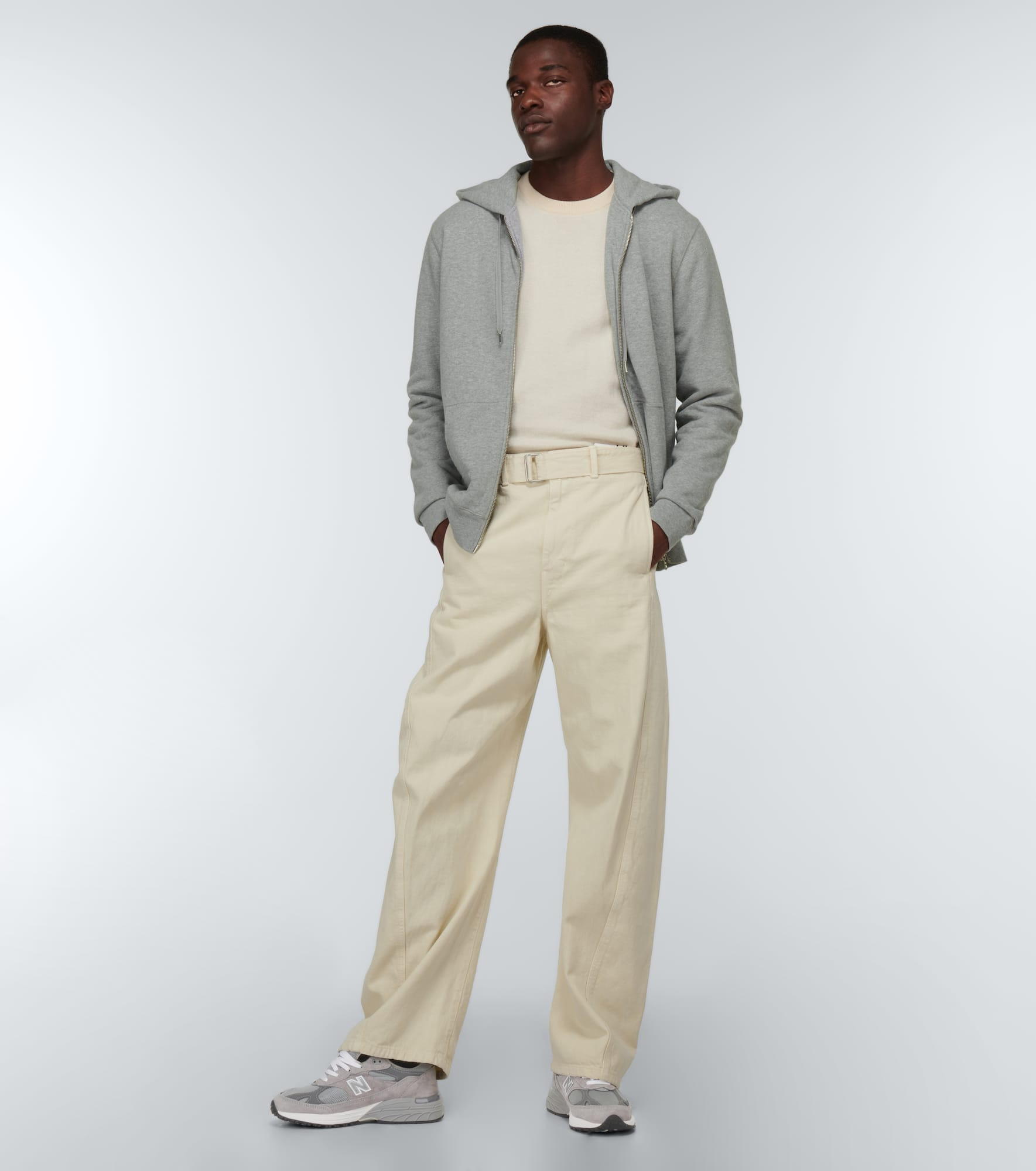 Cotton-jersey hooded sweatshirt - 2