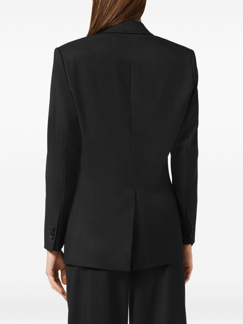 crystal-embellished double-breasted blazer 4