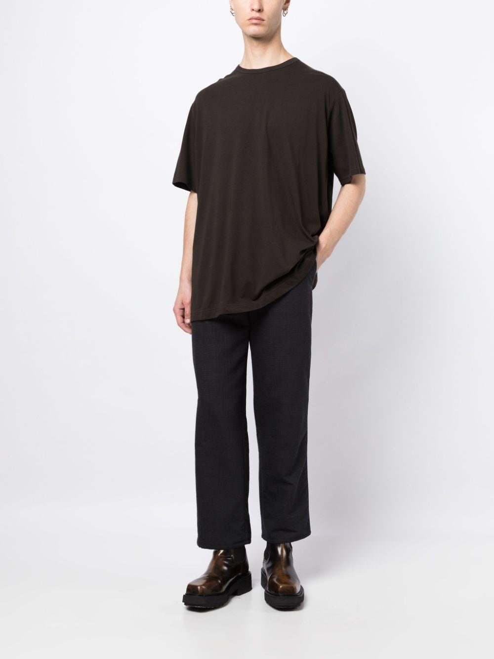crew-neck cotton T-shirt - 2