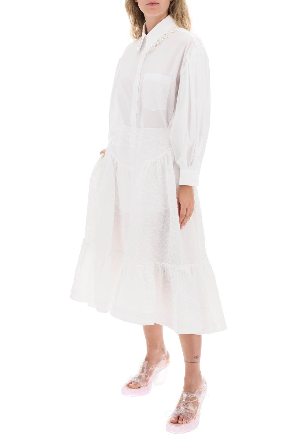 CLOQUÉ YOKE SKIRT - 2