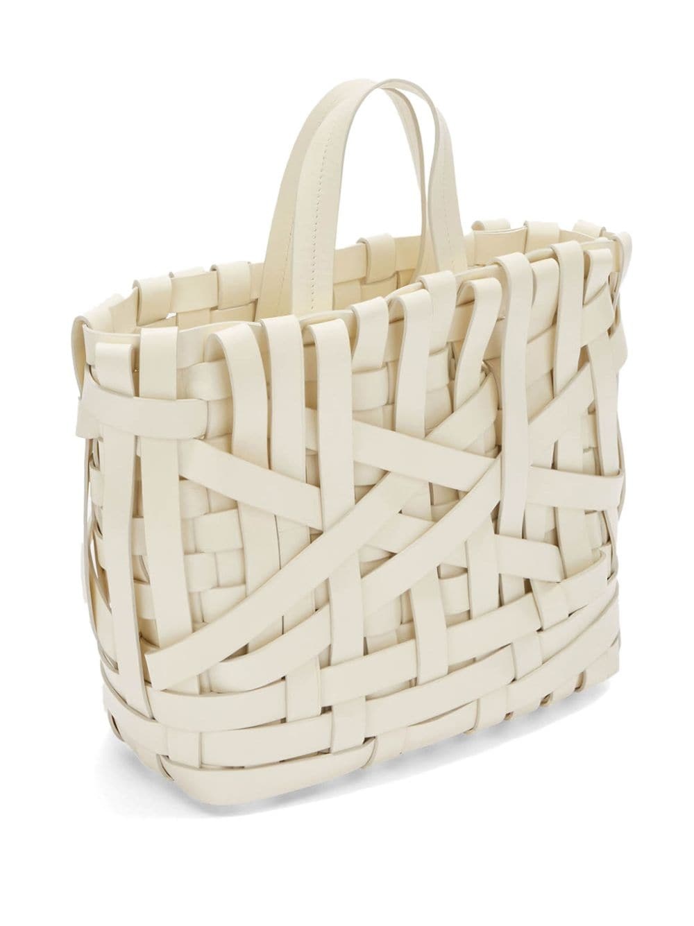 woven basket tote bag - 2