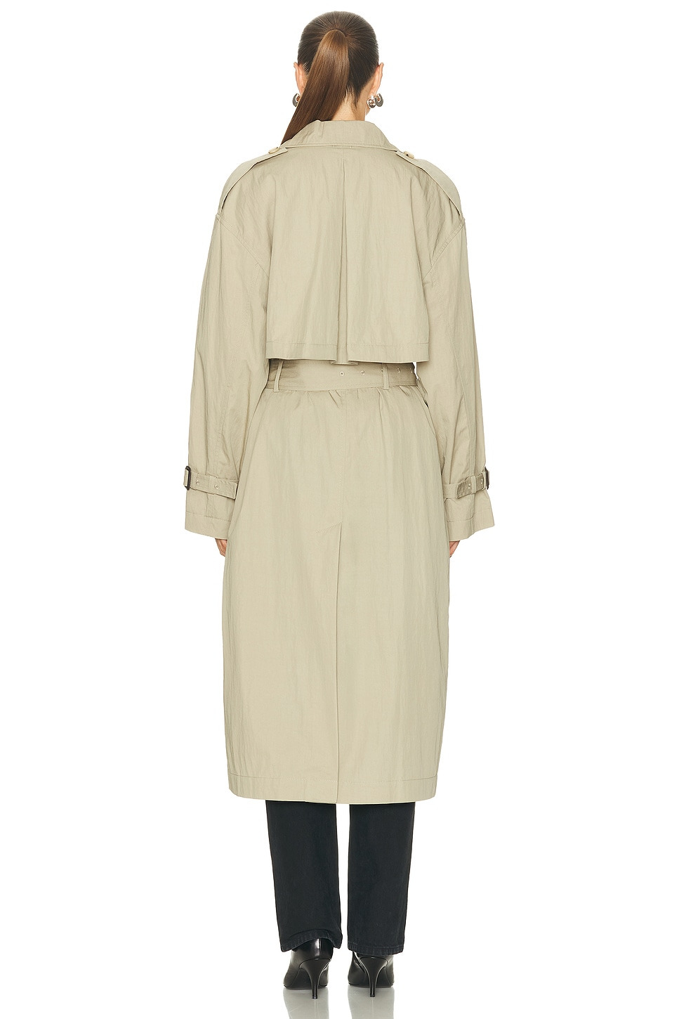 Crisp Summer Trench Coat - 4