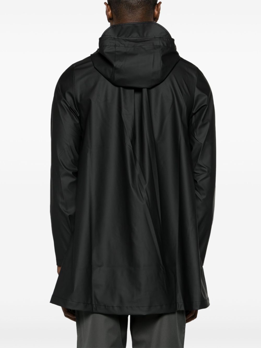 button-up hooded parka - 5