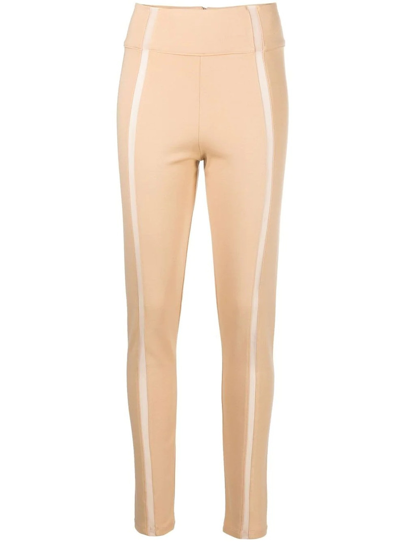 sheer-panel leggings 1