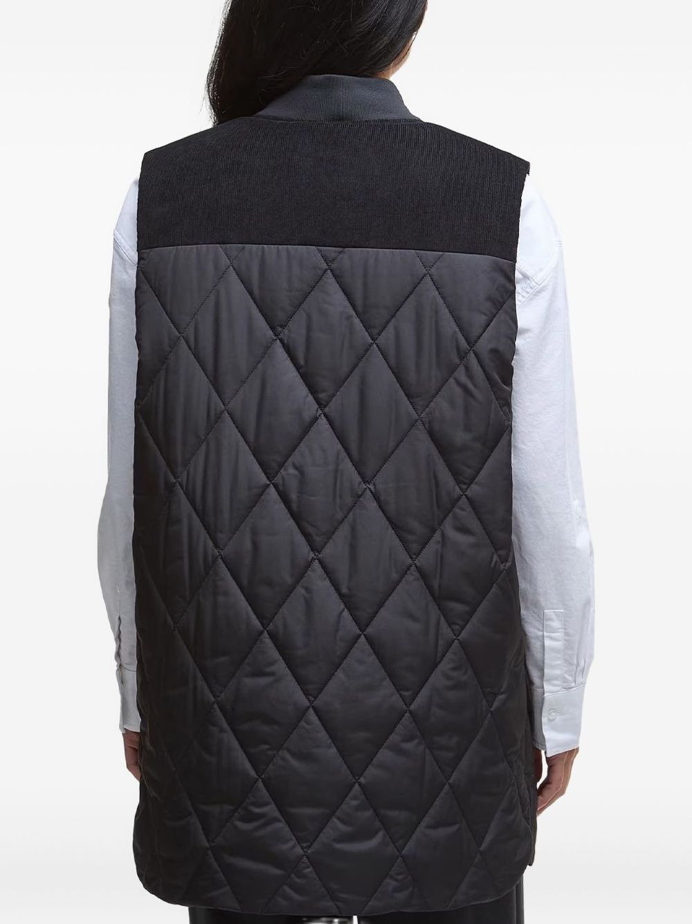 Lydia diamond-quilted gilet - 4