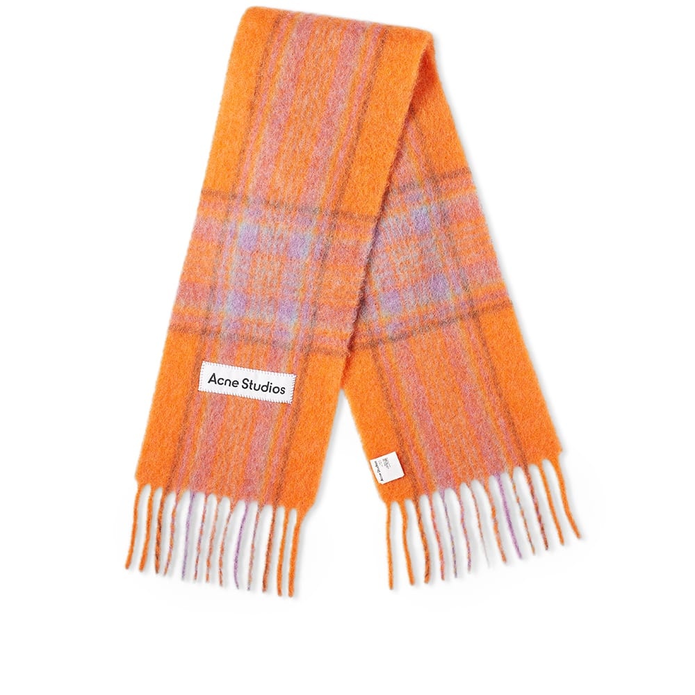 Acne Studios Vally Tartan Scarf - 2