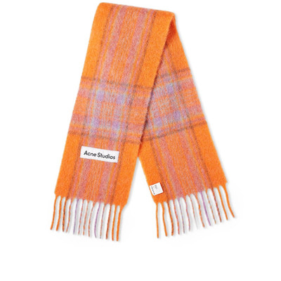 Acne Studios Acne Studios Vally Tartan Scarf outlook