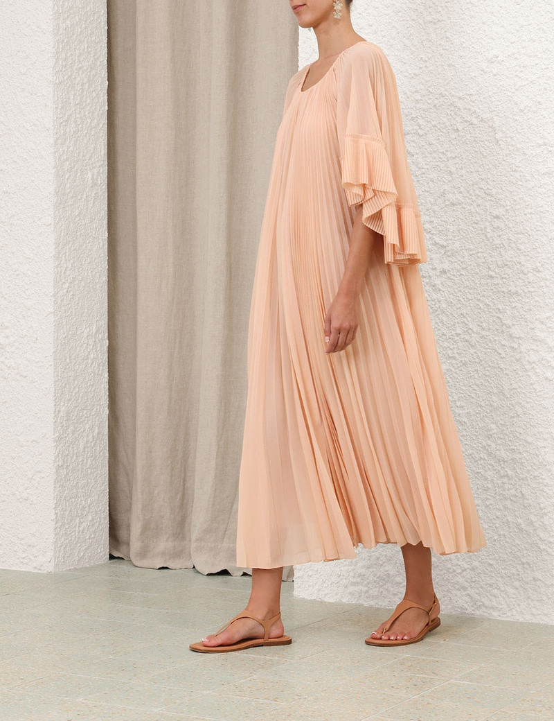 ILLUMINATE PLEATED CAPE MAXI 3