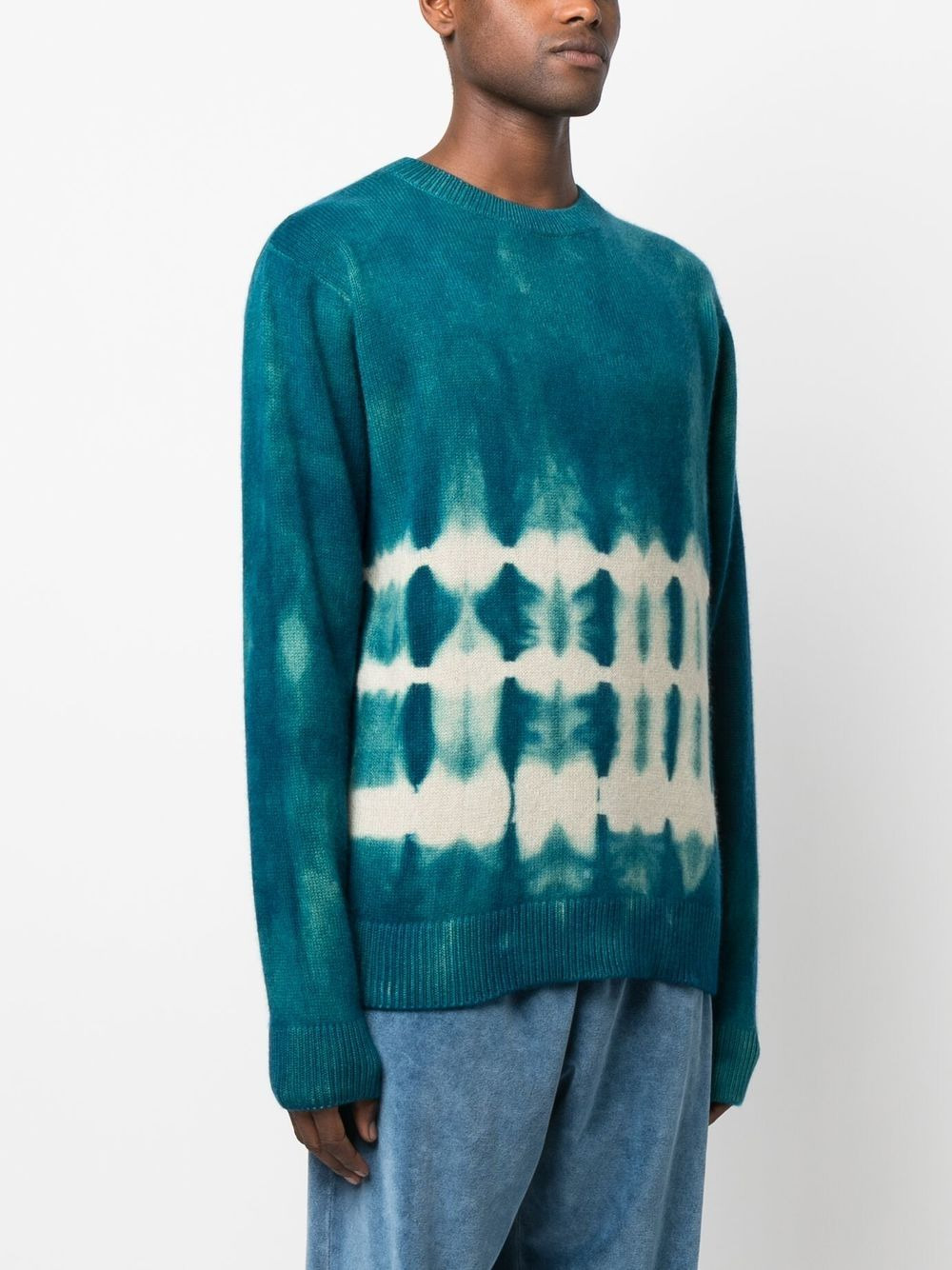 tie-dye cashmere jumper - 3
