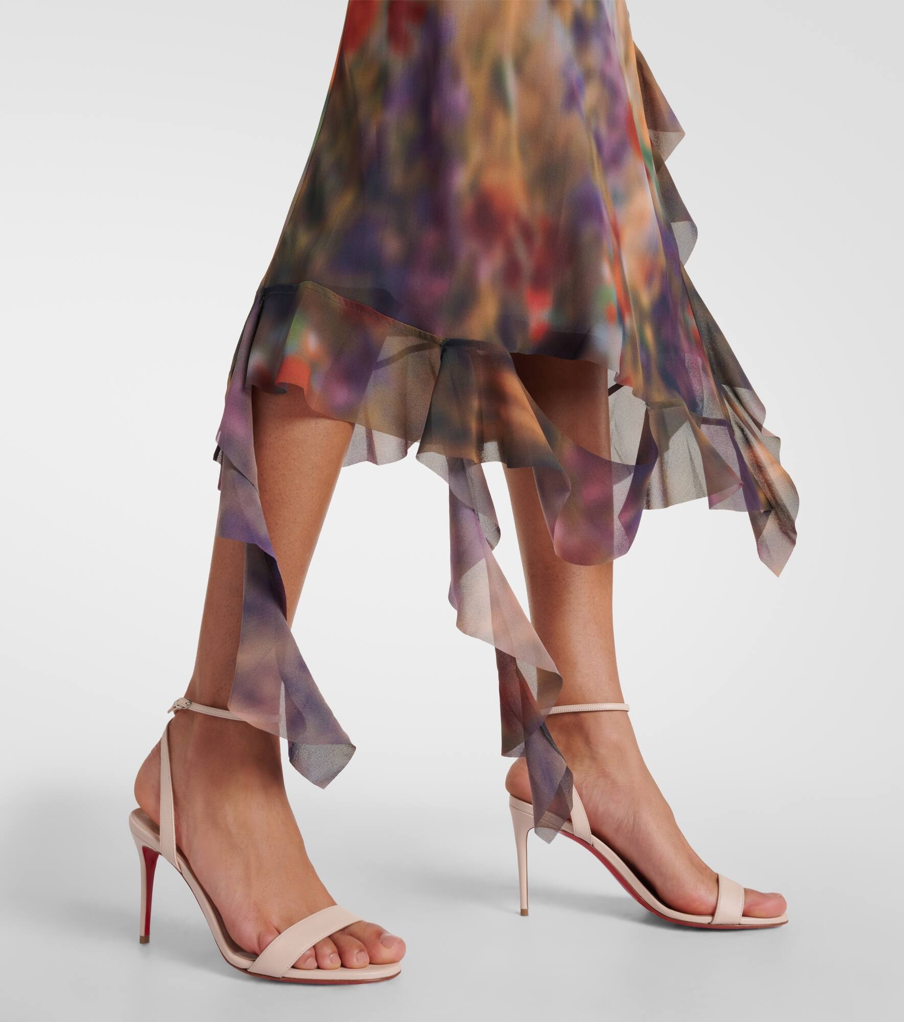 Loubigirl 85 leather sandals - 4