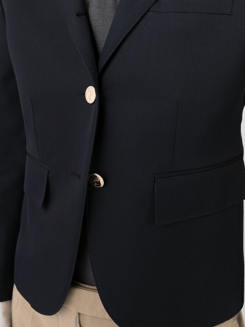 single-breasted blazer - 5