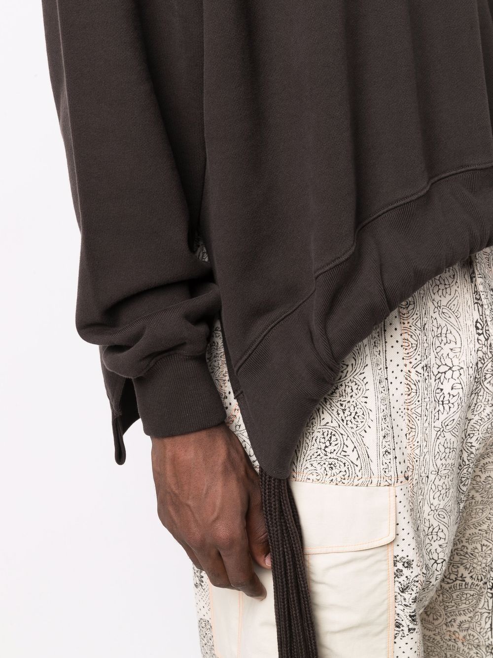 multi-cord crew-neck sweatshirt - 5