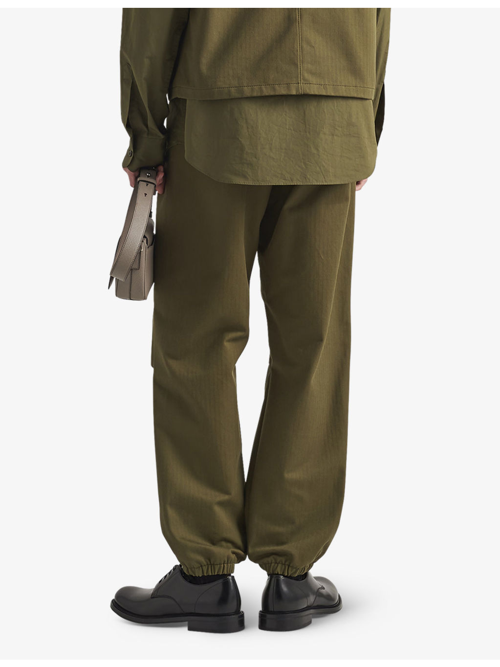 Straight-leg regular-fit cotton trousers - 4