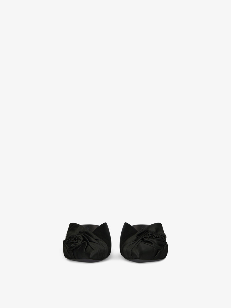 Givenchy TWIST MULES IN SATIN outlook