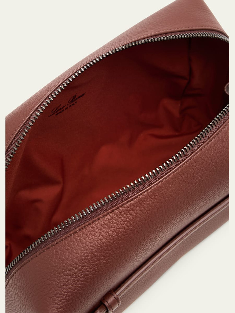 Men's Medium Leather Extra Travel Pouch 4