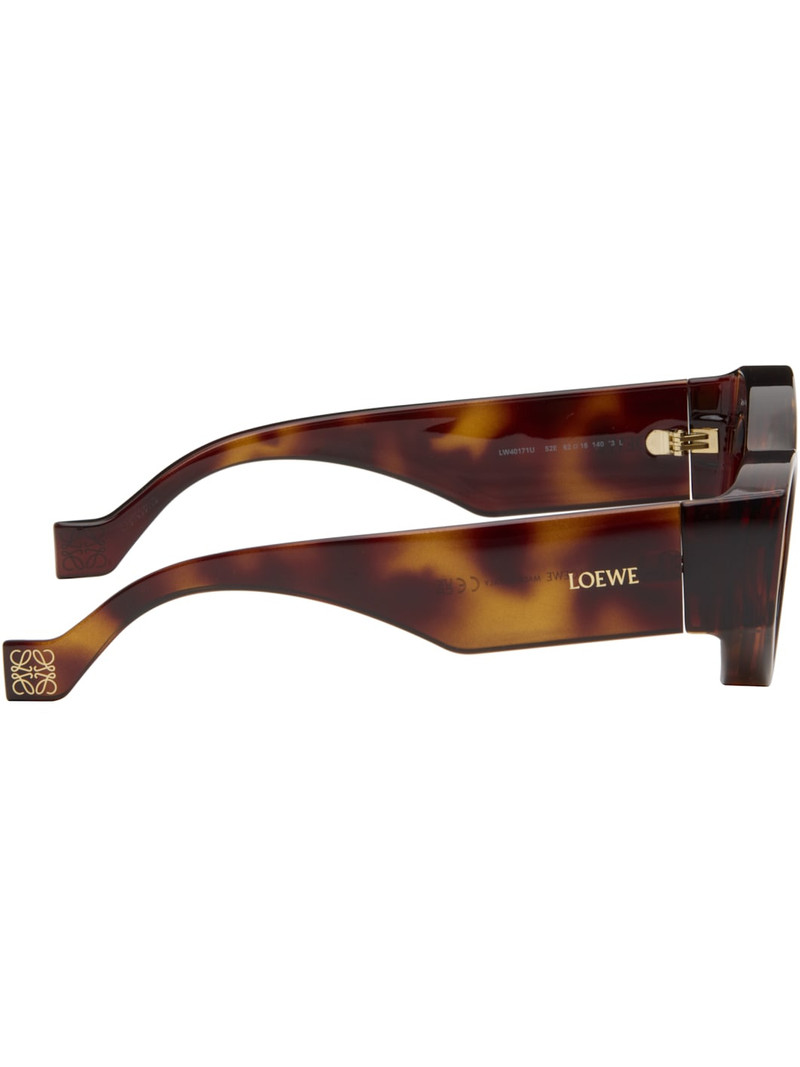 Loewe Brown Paula's Ibiza Goggle Cat-Eye Sunglasses outlook