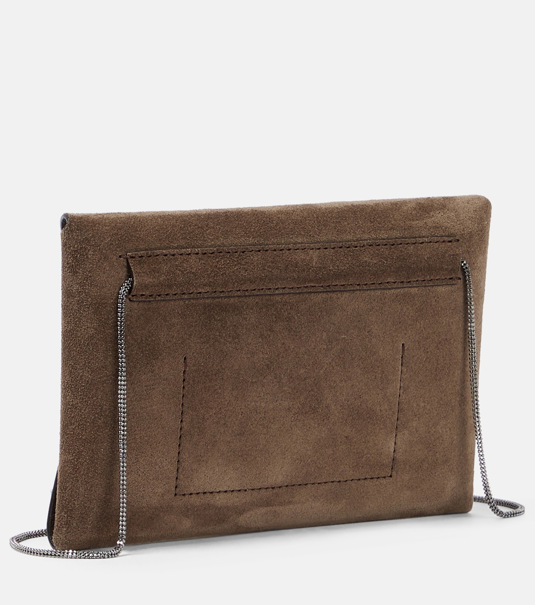 Suede shoulder bag - 4