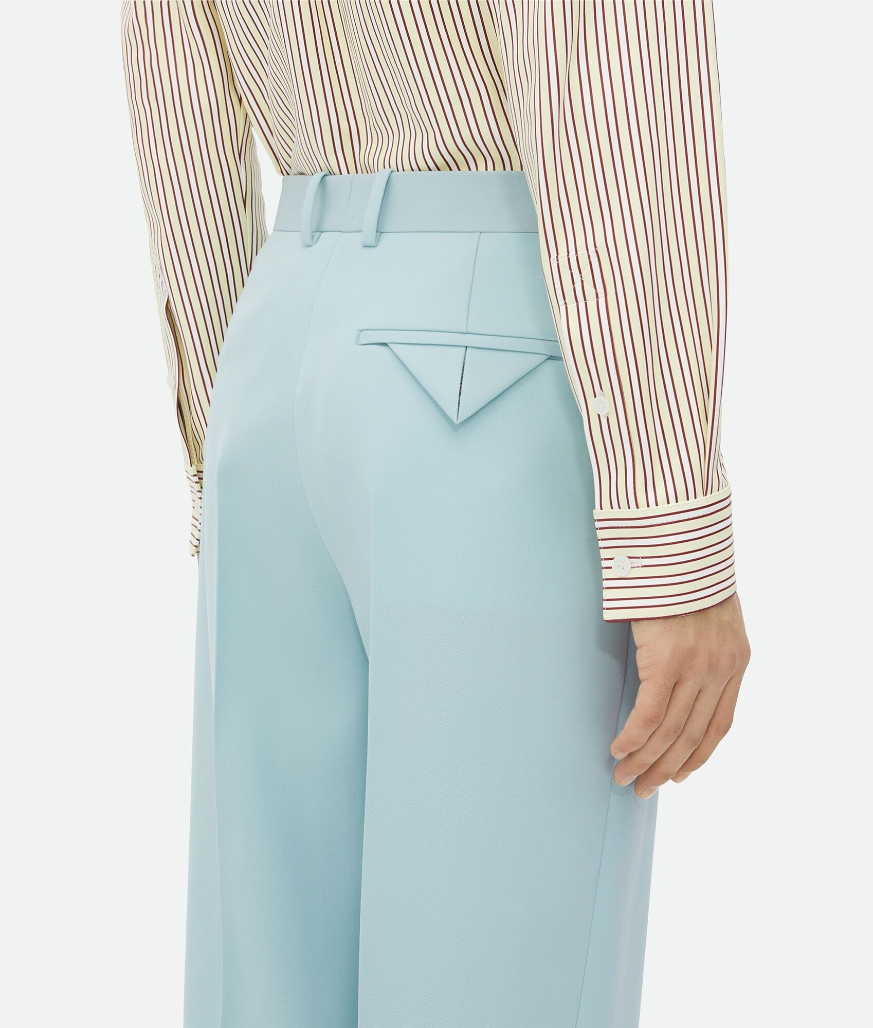 Wool Grain De Poudre Trousers - 5