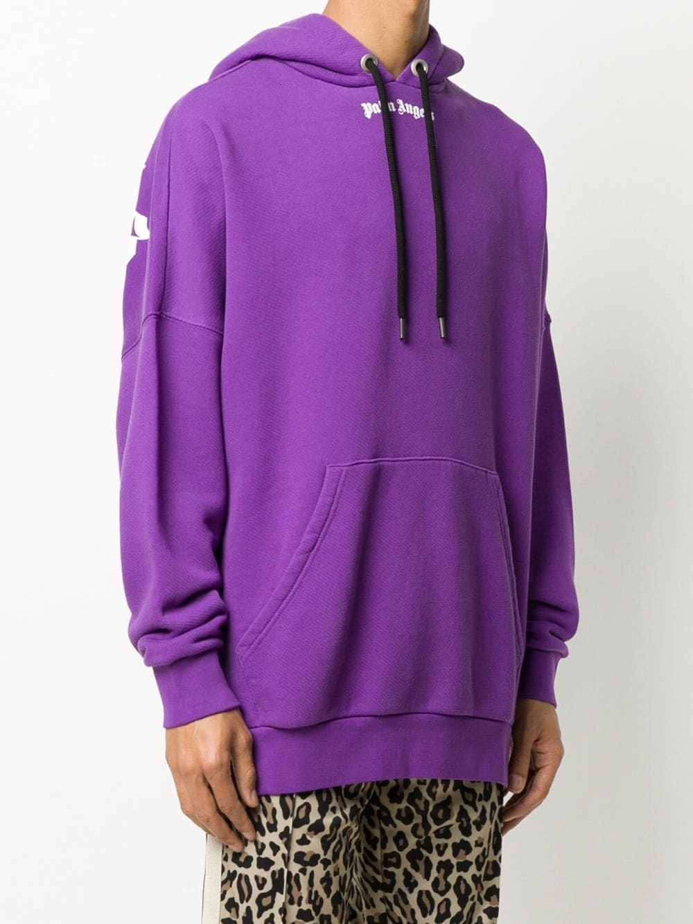 logo-print oversized hoodie - 4