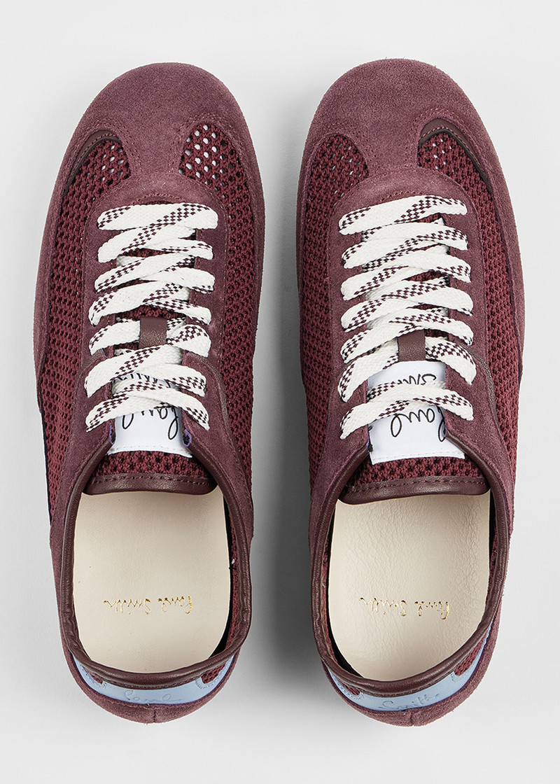 Women's Burgundy 'Samara' Trainers 5