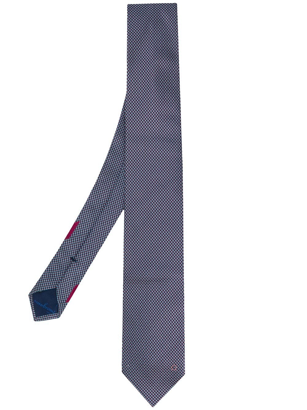 silk jacquard tie - 1