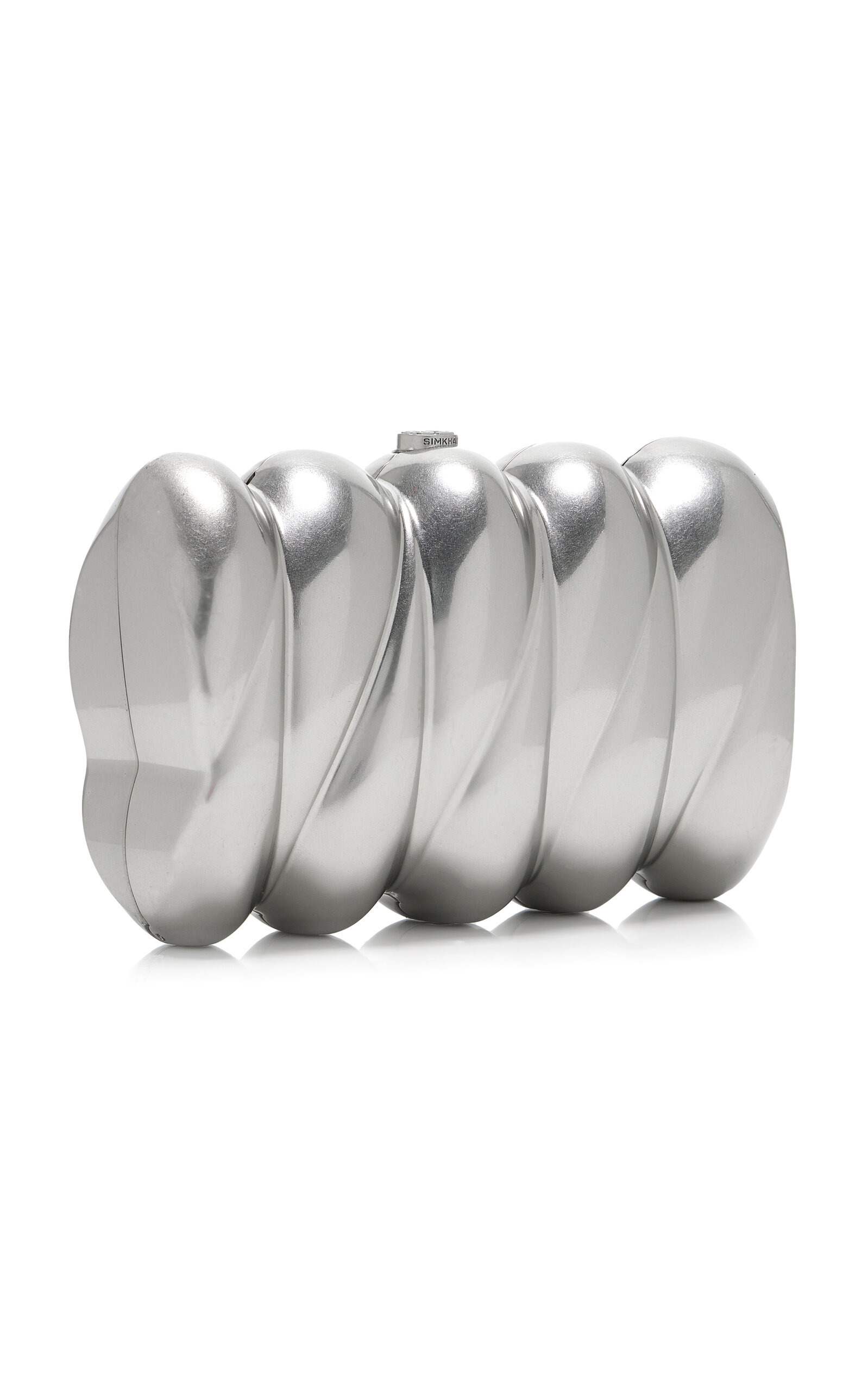 Reya Silver-Tone Metal Clutch silver - 4