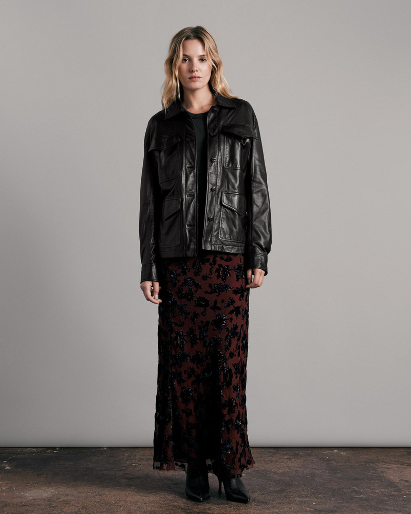 Kaye Leather Shirt Jacket
Classic Fit Jacket 2