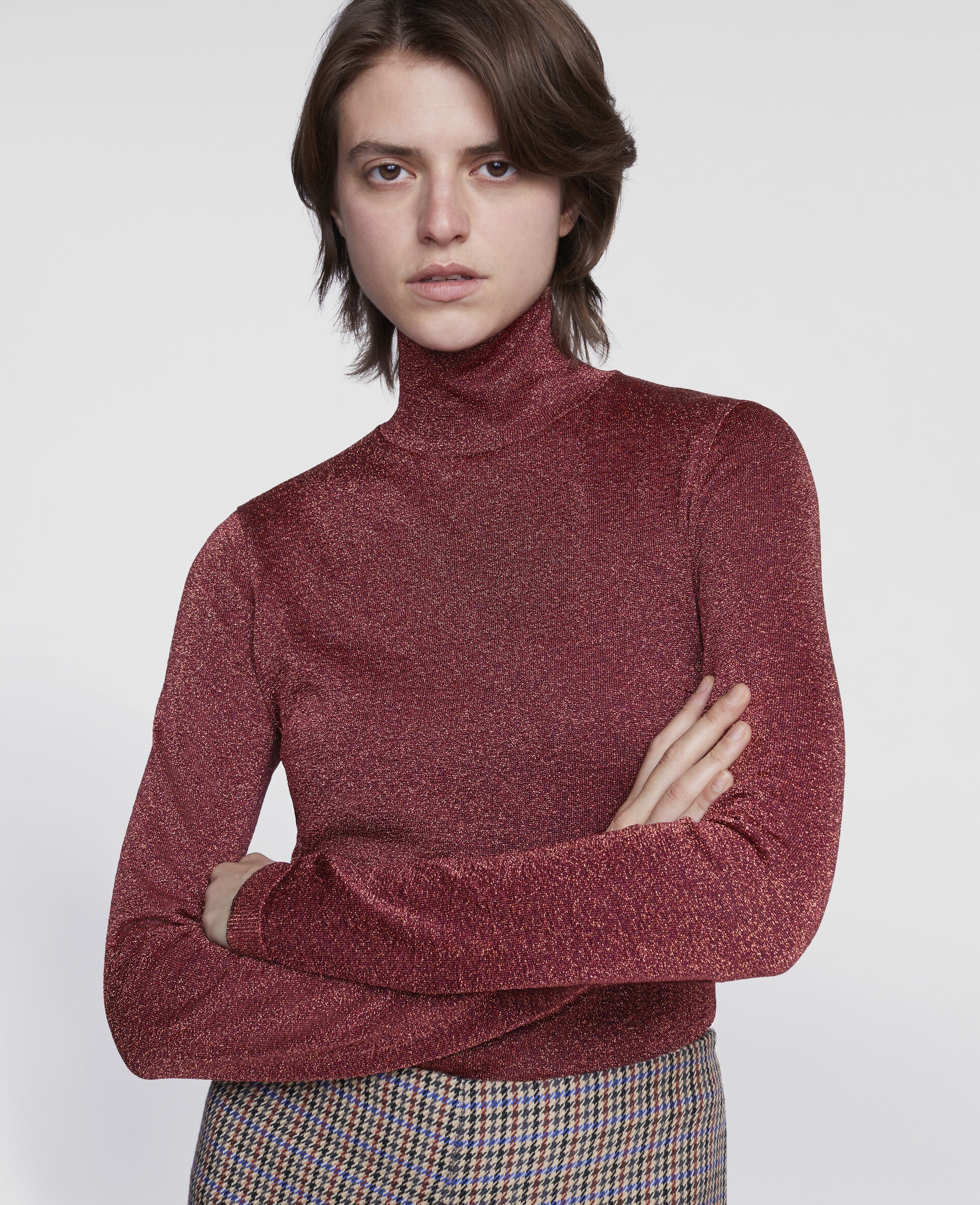 Liquid Shine Turtleneck Top - 4