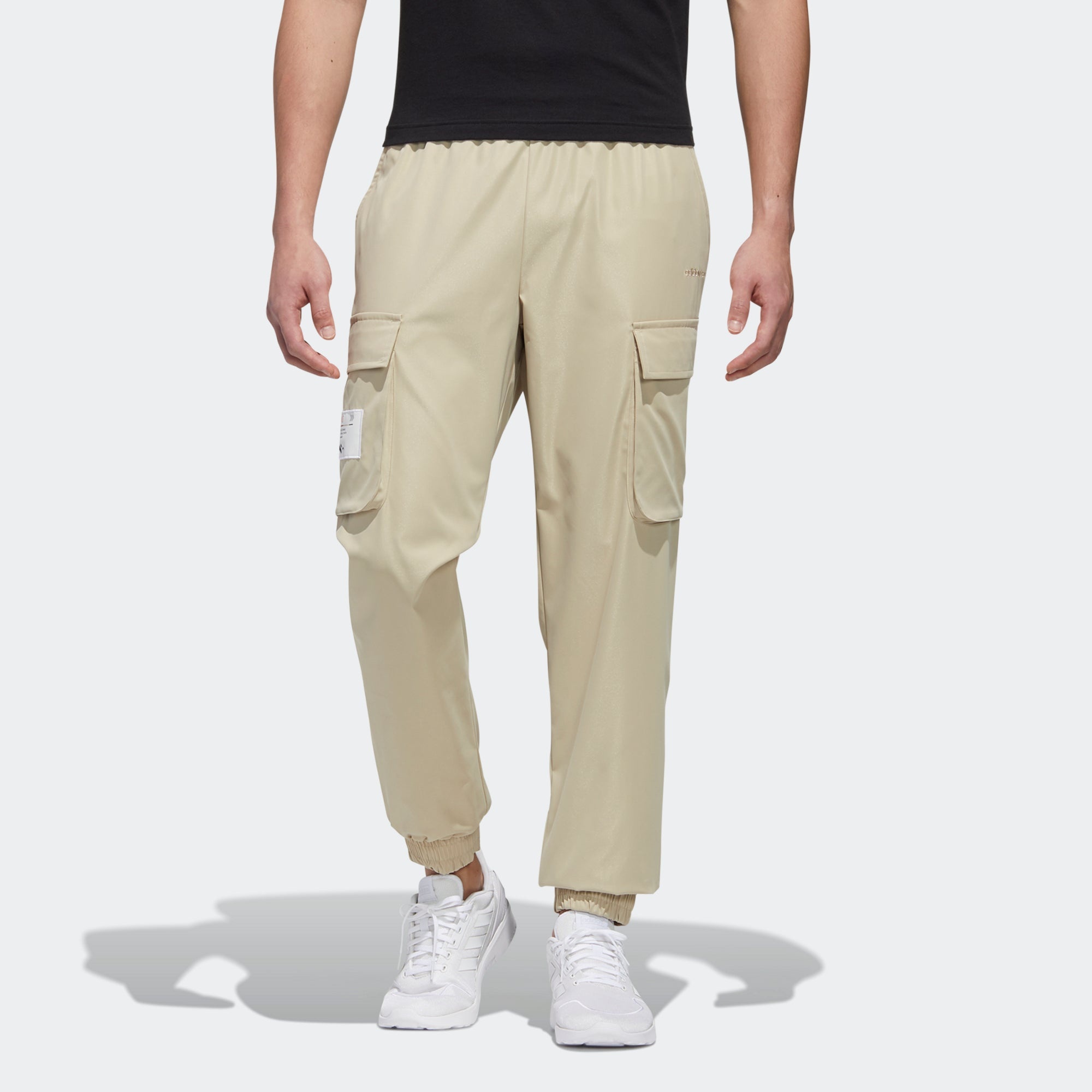 adidas neo M SS CS CARG TP Multiple Pockets Bundle Feet Sports Pants Brown GM2294 - 3
