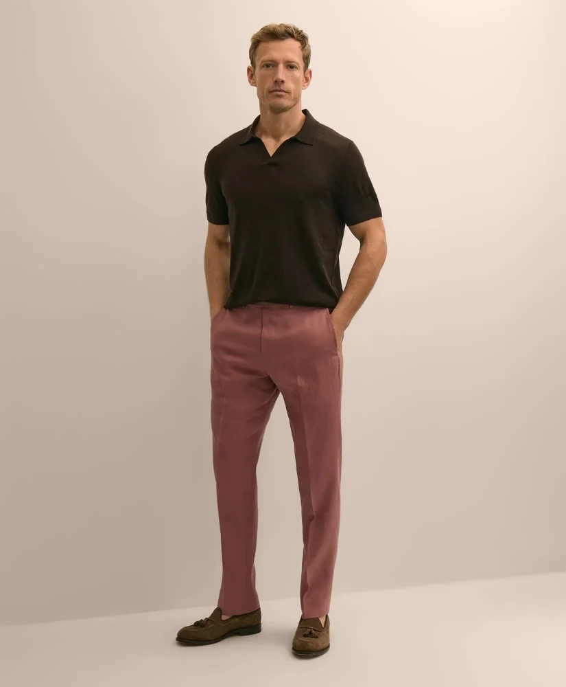 Classic Fit Linen 1818 Dress Pants - 1