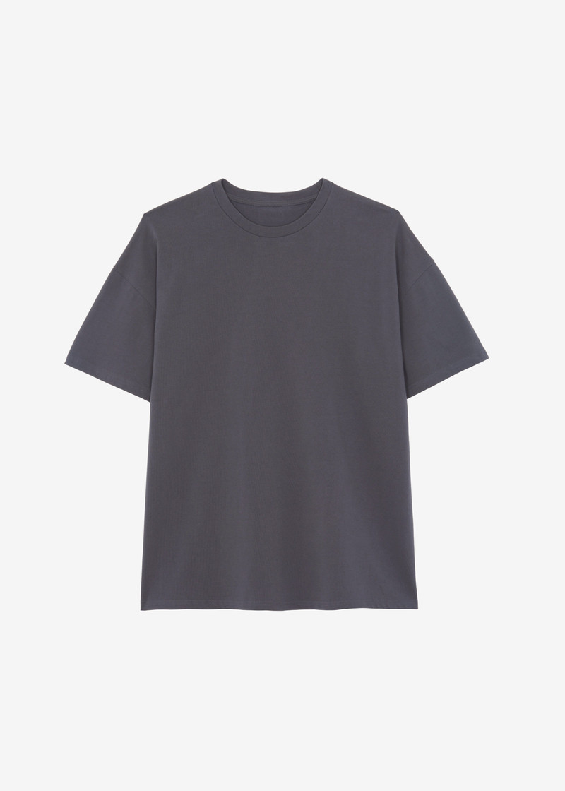 Faro Boxy Tee - Charcoal 1