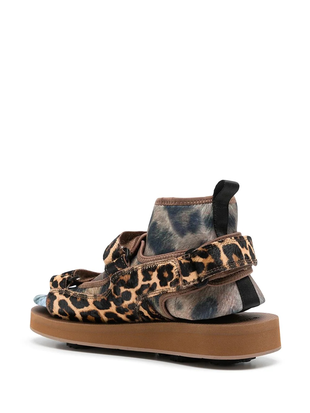 animal-foot layered sandals - 3