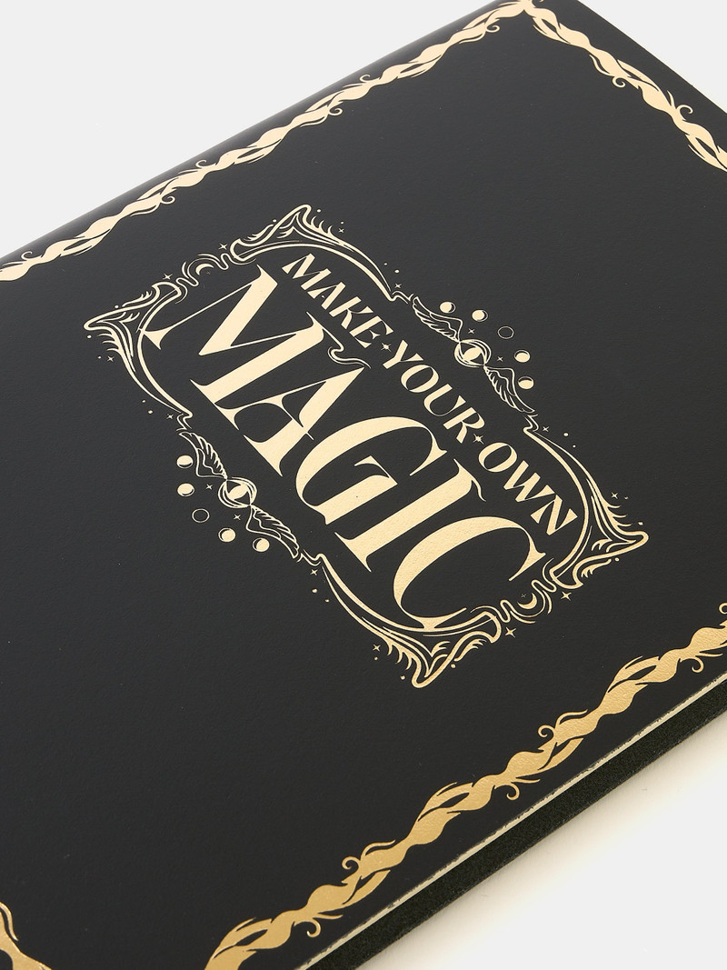The A5 Notebook - Black with Gold Foiling 3