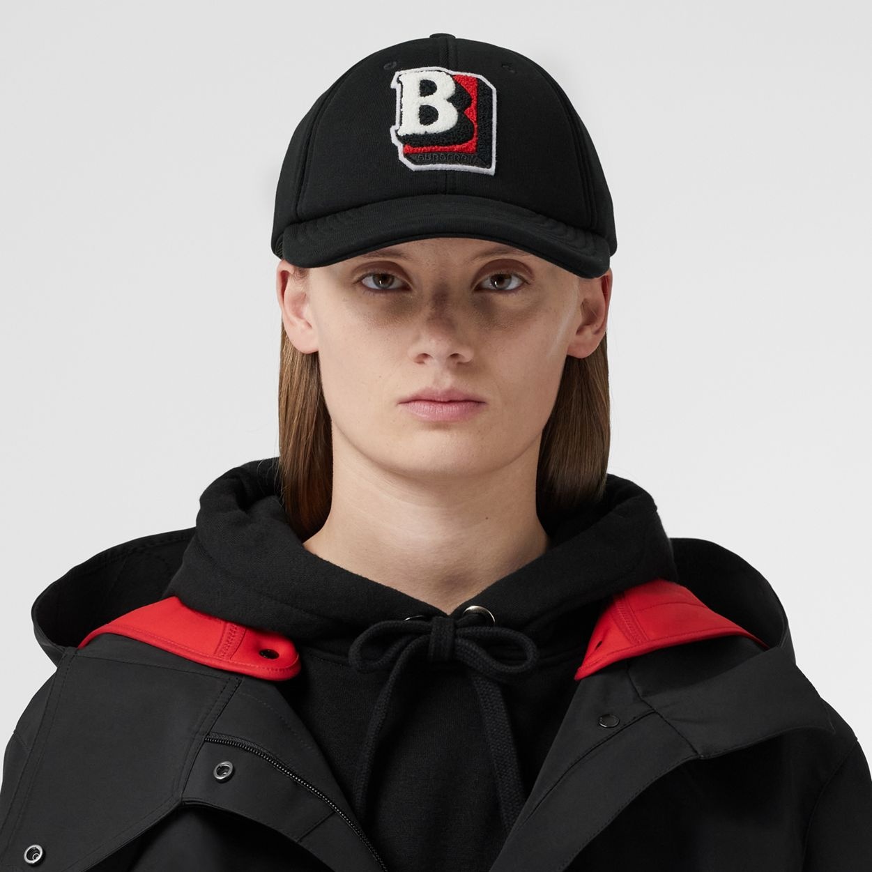 Letter Graphic Cotton Baseball Cap - 3