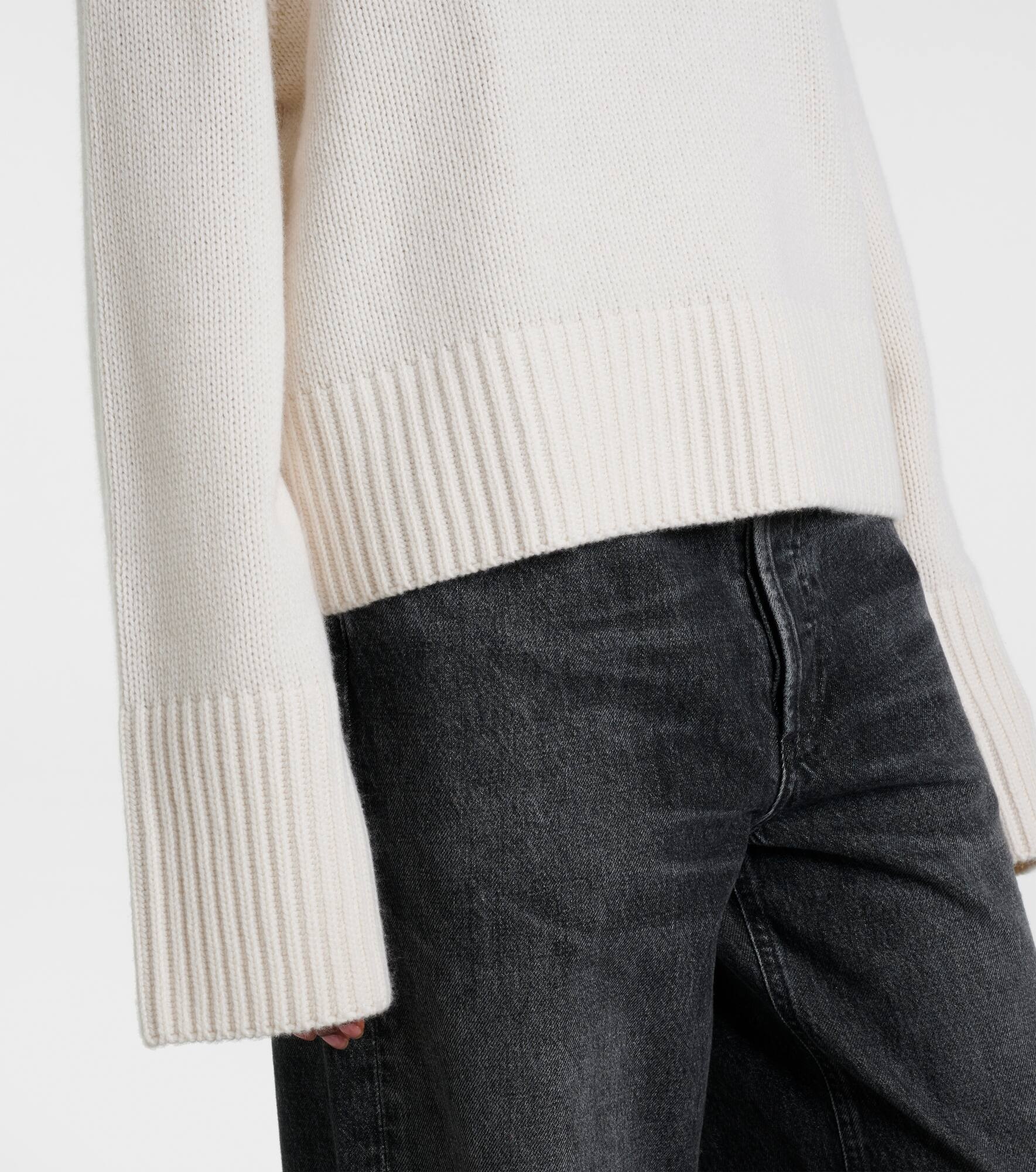 Fleur cashmere turtleneck sweater - 5