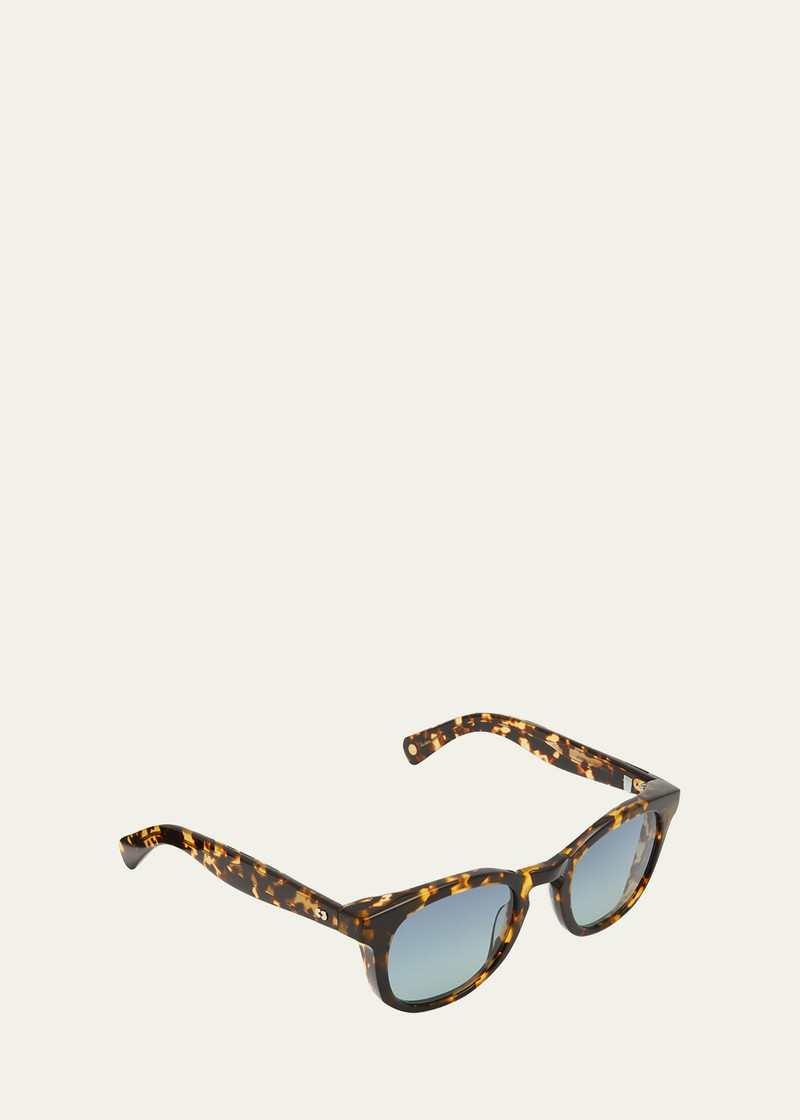 Garrett Leight Men's Kinny x Sun Keyhole Bridge Square Sunglasses outlook