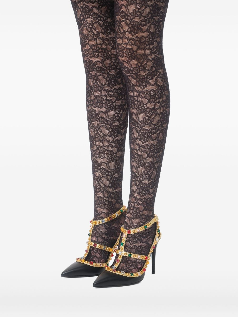 100mm Rockstud pumps - 7