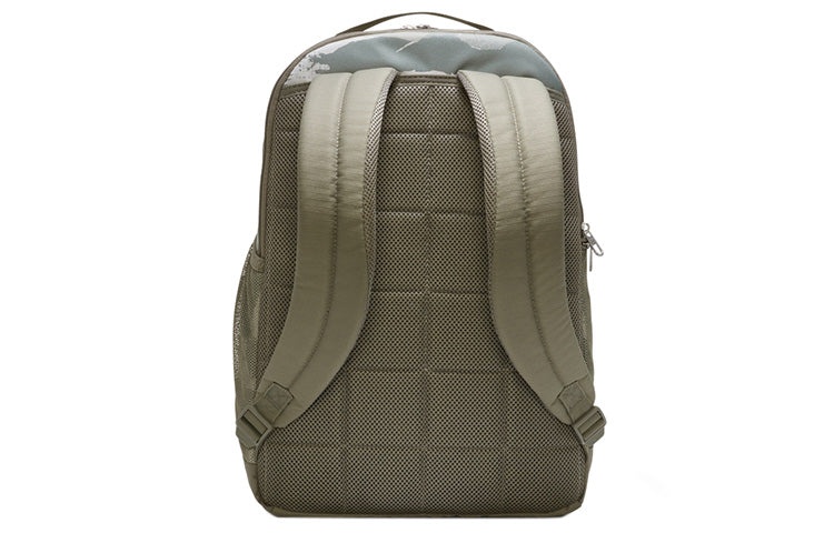 Nike Training Zipper  Fabric Schoolbag Backpack Unisex Light Green Grey CU9650-320 - 3