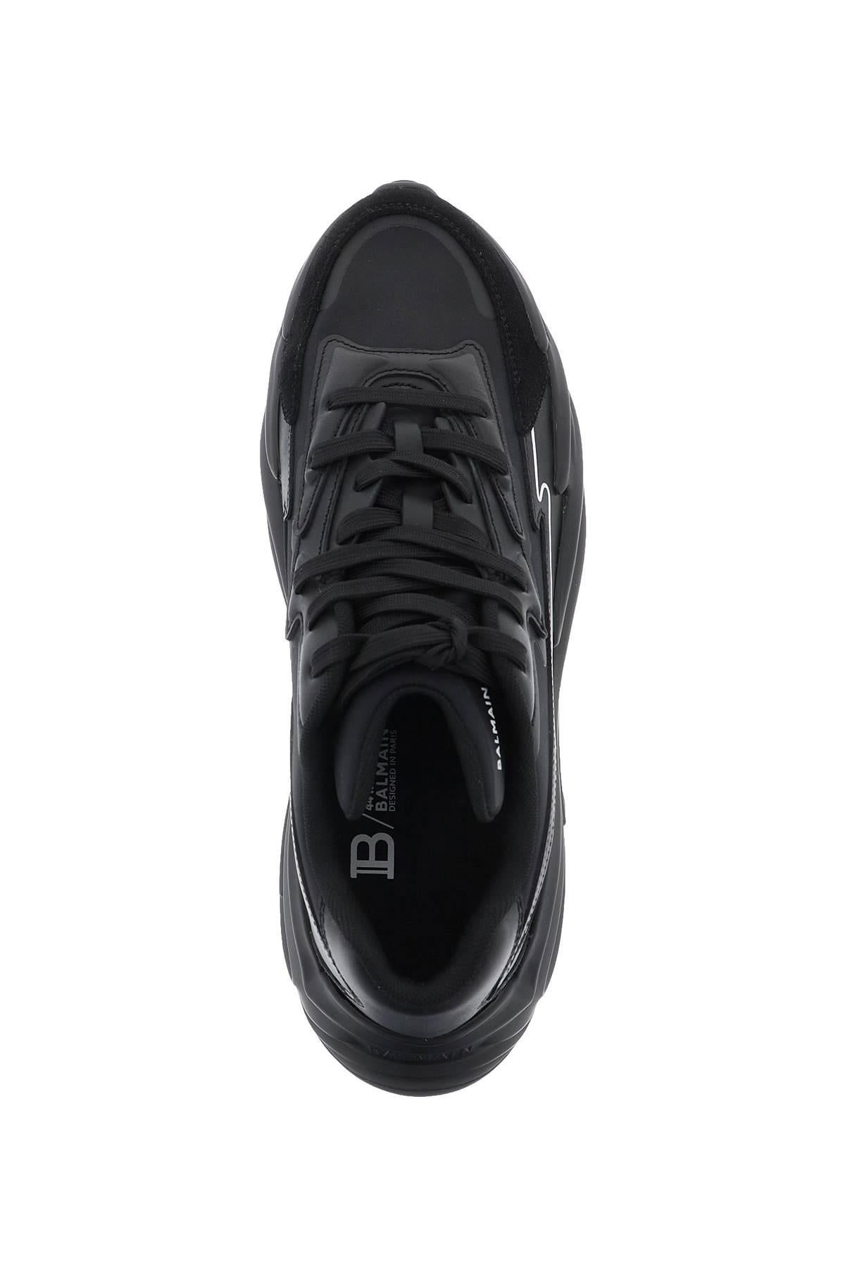 BALMAIN - LOW-TOP RUN-ROW SNEAKERS - 3