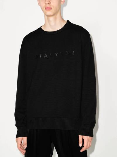 1017 ALYX 9SM logo-print long-sleeve sweatshirt outlook