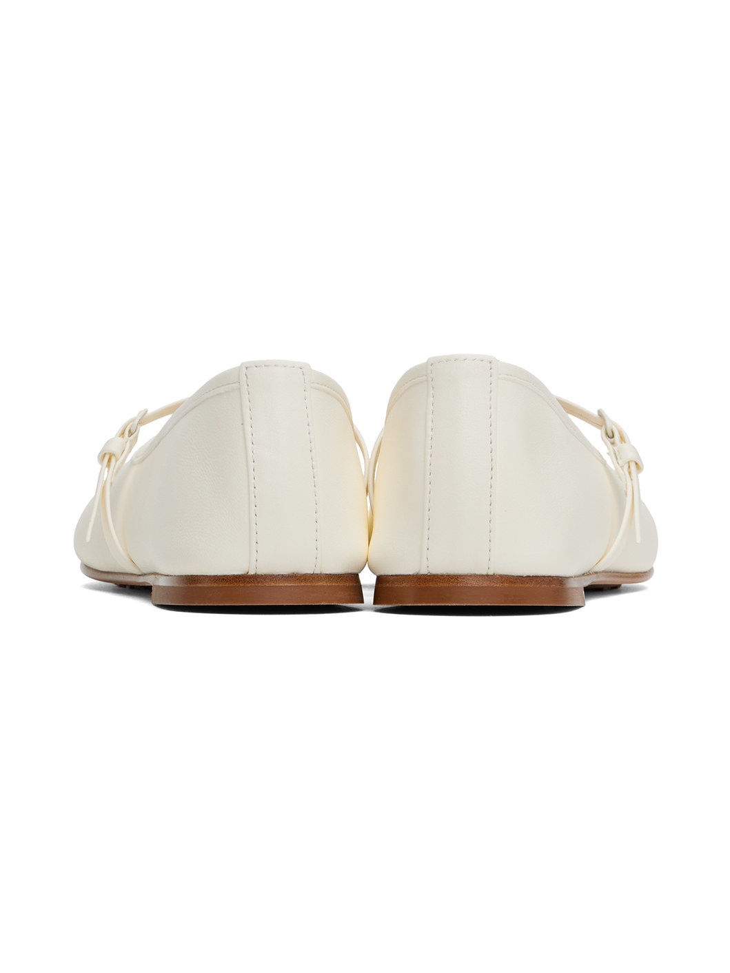Off-White Balla Strap Ballerina Flats - 2