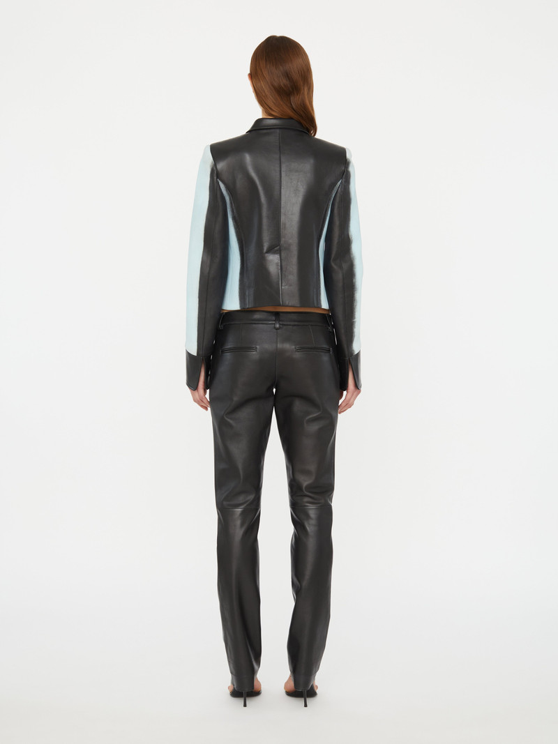Scuffed Leather Jean 5