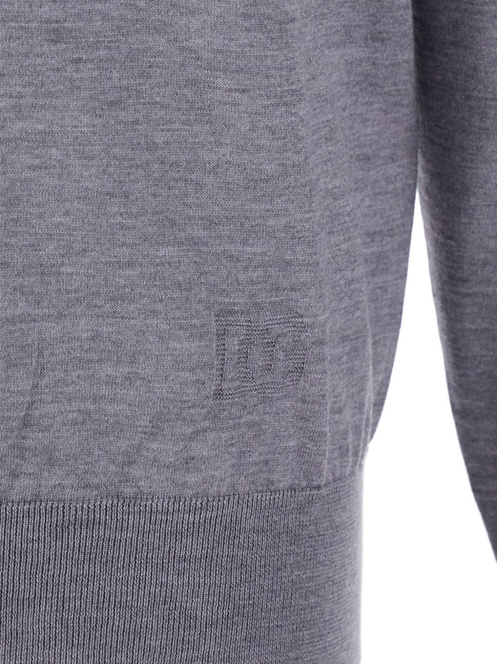 long-sleeve knitted polo shirt - 3