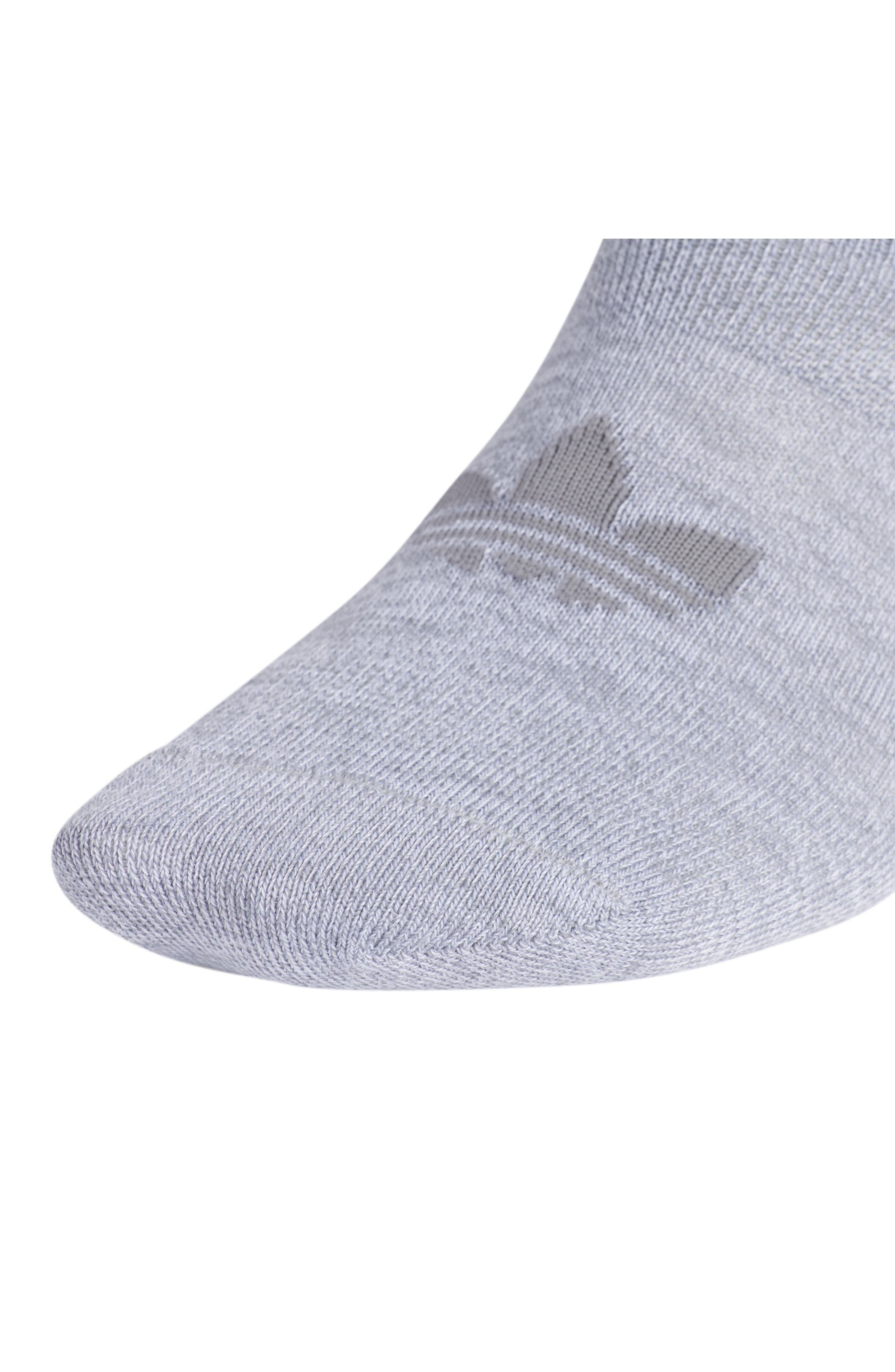 adidas Gender Inclusive Superlite Assorted 6-Pack Super No-Show Socks in Black/White/Grey at Nordstr - 2