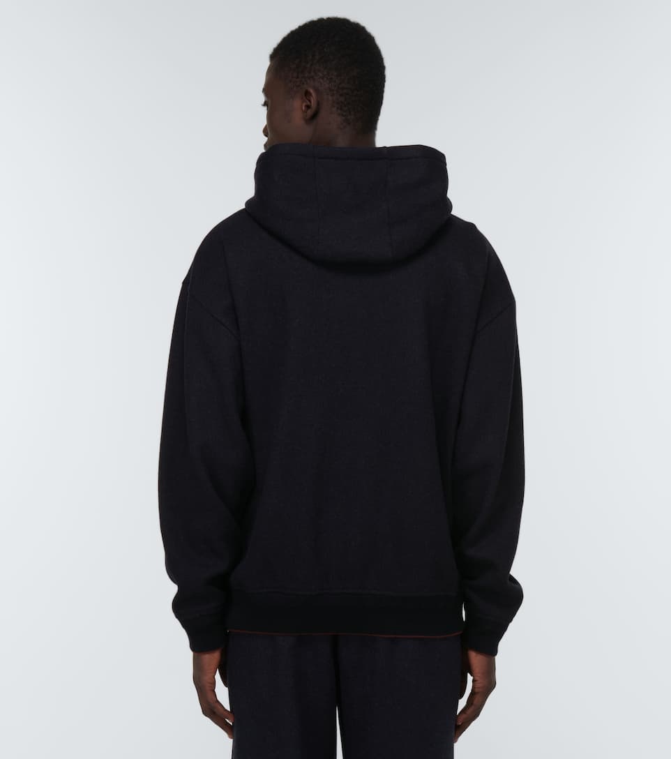 Zipped cashmere-blend hoodie - 4